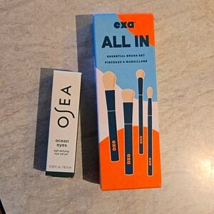 exa Brushes and OSEA eye serum